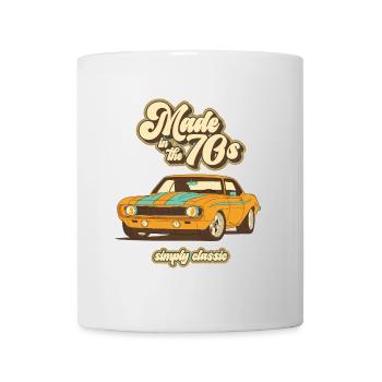 70s Design - Tasse - Weiß - Vorne