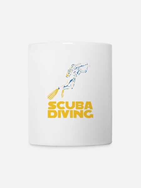Scuba Diver Tauchlehrer Design - Tasse - Weiß