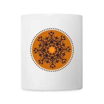 Mandala Art tribal - Tasse - Weiß - Vorne