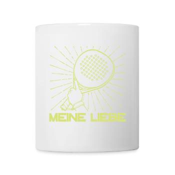 Tournoi de raquette de joueur Padel Sport - Mug blanc - blanc - Devant
