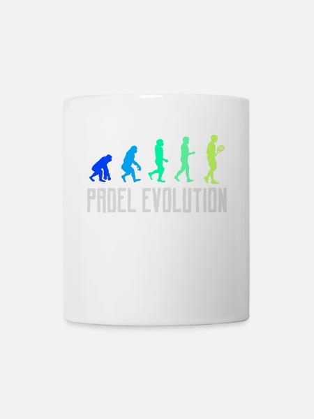 Spieler Evolution Padel Padelspiel Statement - Tasse - Weiß