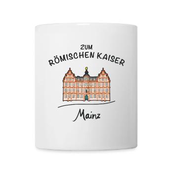 Mainz, Wahrzeichen Zum Römischen Kaiser - Tasse - Weiß - Vorne