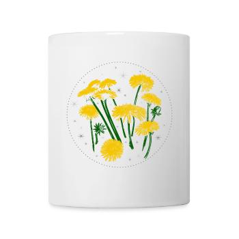 Dandelion Spring Starry Sky - Mug - white - Front