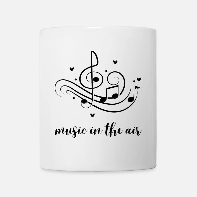 music in the air - Mug - white