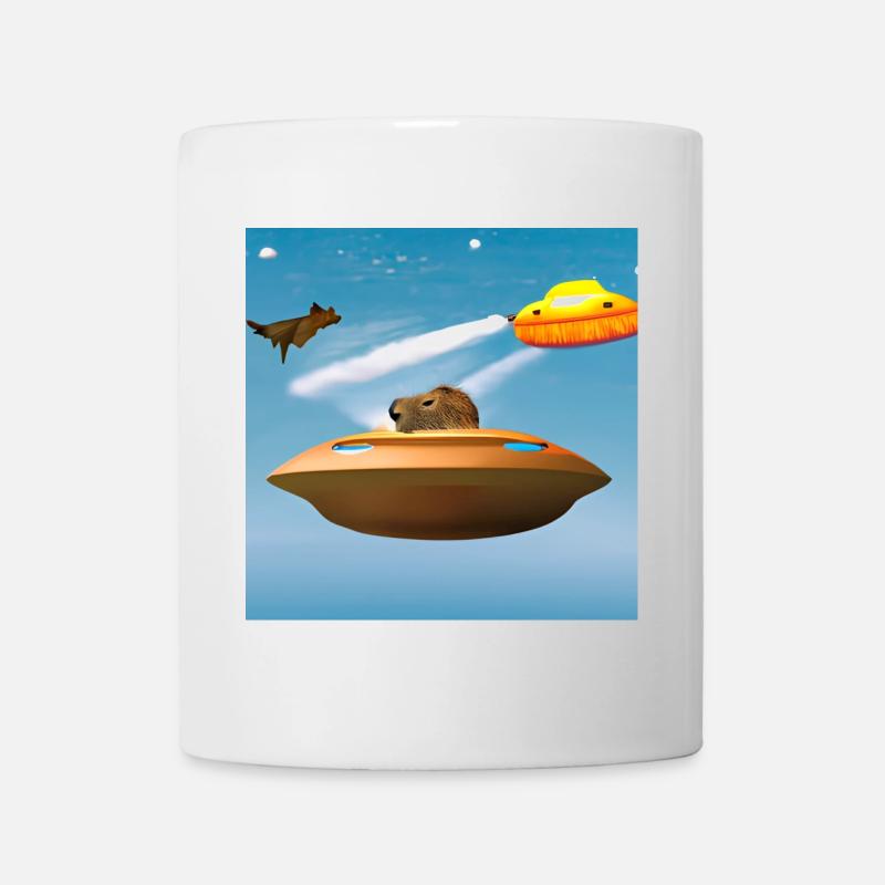 UFO Caps - Mug - white