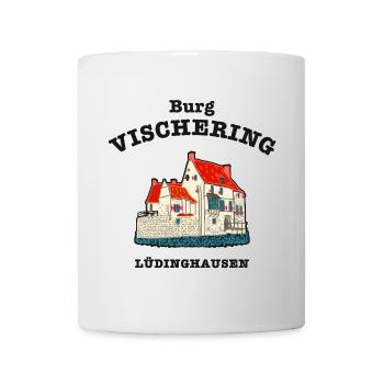 Lüdinghausen, Burg Vischering - Tasse - Weiß - Vorne