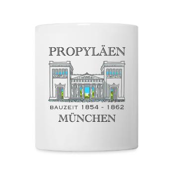München Propyläen, Bayern - Tasse - Weiß - Vorne