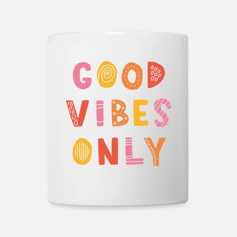 good-vibes-only - Tasse - Weiß