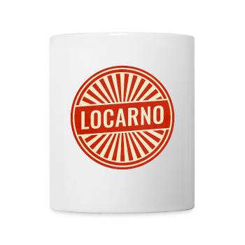 Locarno Vintage Rundlogo - Tasse - Weiß - Vorne