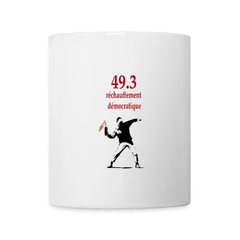 Réchauffement démocratique - Mug blanc - blanc - Devant