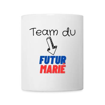 EVG Team Futur Marié. Enterrement vie célibataire - Mug blanc - blanc - Devant