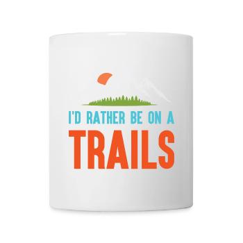 Berge - Ich bin lieber auf einem Trail - Tasse - Weiß - Vorne