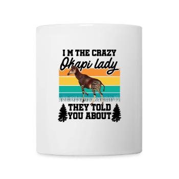 I'm The Crazy Okapi Lady - Mug - white - Front