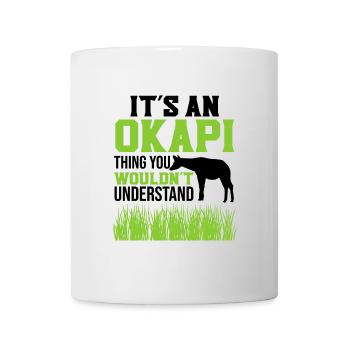 It's an Okapi - Mug - white - Front