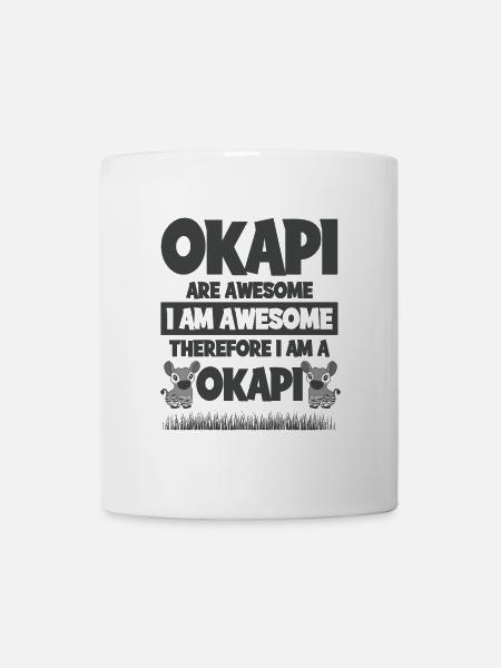 Okapi Design - Tasse - Weiß