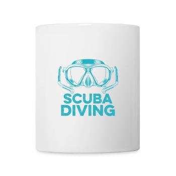 Design de plongée sous-marine - Mug blanc - blanc - Devant