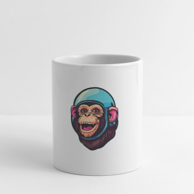 Singe de l’espace Mug blanc