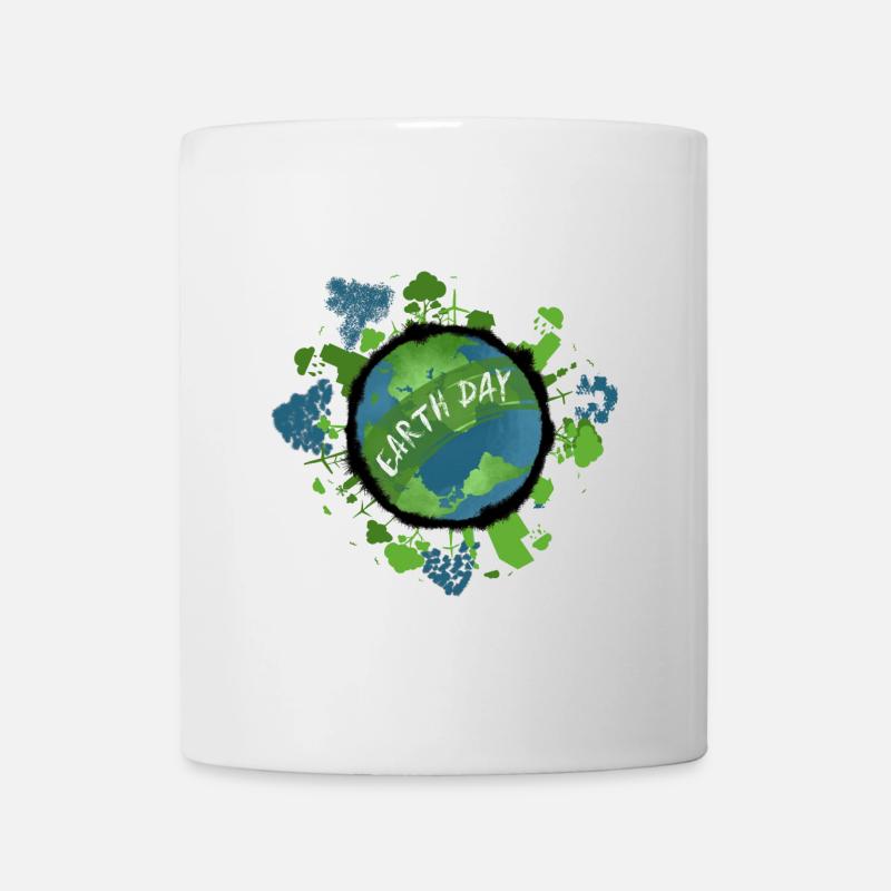 Earth Day - Planet Erde Klimaschutz Umwelt - Tasse - Weiß