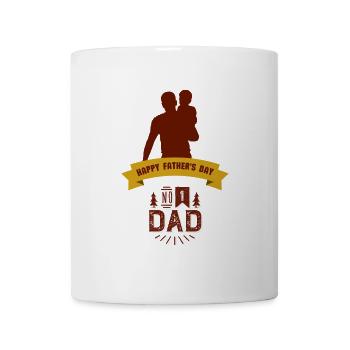 Gift Father's Day - Dad is the Best / Men's Day - Mug - white - Front