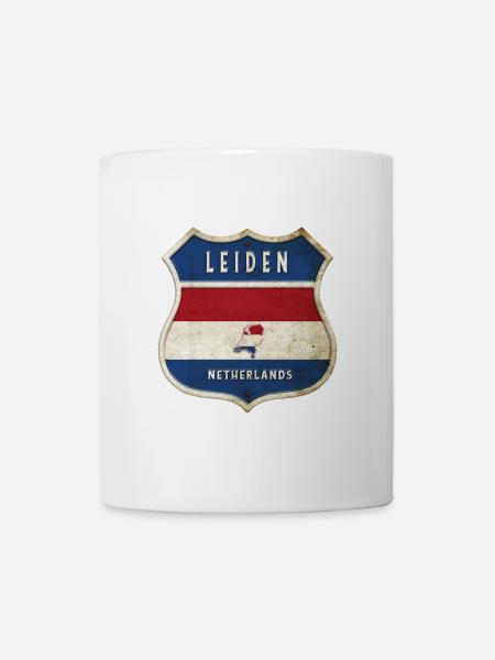Design des armoiries de Leyde, Pays-Bas - Mug blanc - blanc
