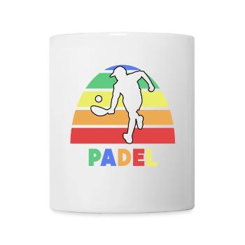 Jeu de padel Joueur de tennis Padel disant entraînement - Mug blanc - blanc - Devant