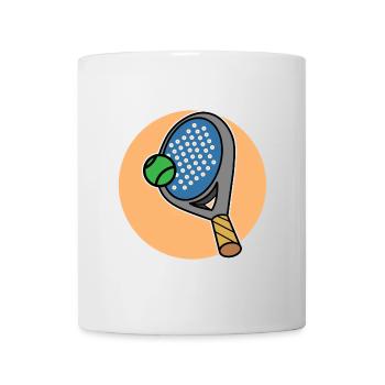 Raquettes Balles Padel Sport Player Padel Jeu - Mug blanc - blanc - Devant