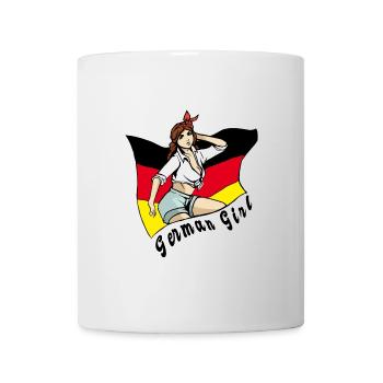 Germany Girl Flag Design - Mug - white - Front