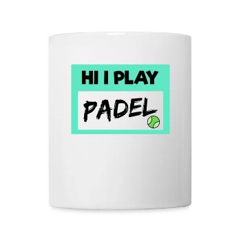 Freizeit Padel Spieler Padelspiel Bälle Statement - Tasse - Weiß - Vorne