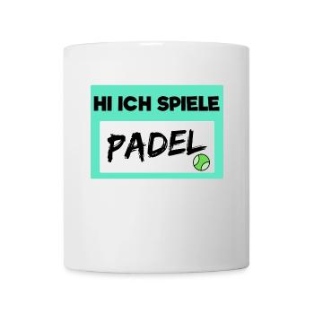 Padel Spieler Statement Bälle Padelspiel Sportart - Tasse - Weiß - Vorne