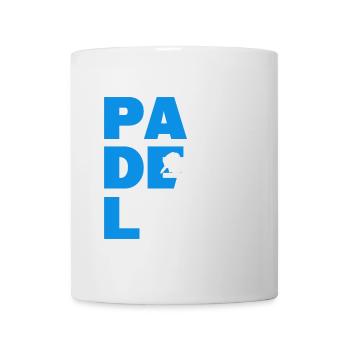 Padel Training Sportart Ball Schläger Spieler - Tasse - Weiß - Vorne