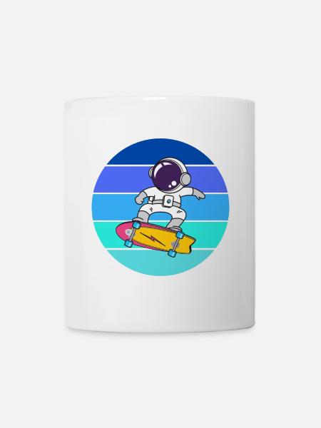 astronaut, space, cosmonaut - Mug - white