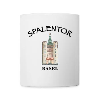 Basel, Spalentor, Schweiz - Tasse - Weiß - Vorne