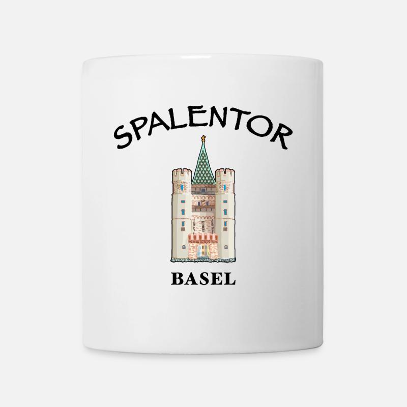 Basel, Spalentor, Schweiz - Tasse - Weiß