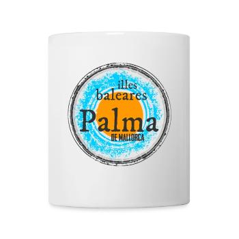 Balearen Inseln Palma Design - Tasse - Weiß - Vorne