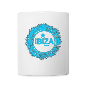Ibiza water design with star - Mug - white - Front