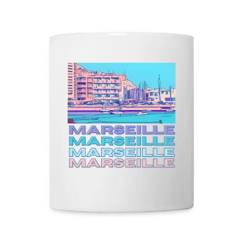 Marseille - Tasse - Weiß - Vorne