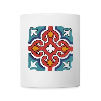 Céramique de Jordanie 1 - Mug blanc - blanc - Devant