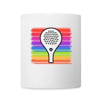 Raquette Padel Sport Tennis Padel Jeu Servir - Mug blanc - blanc - Devant