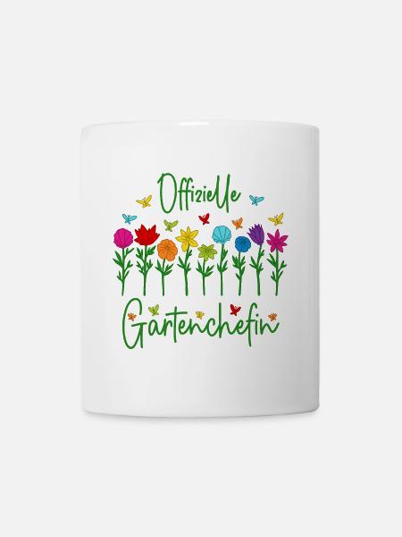Garten Chefin Gartenarbeit Offizielle Gartenchefin - Tasse - Weiß
