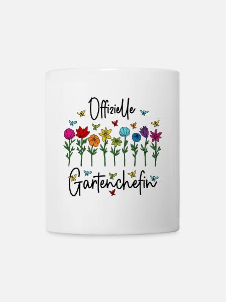 Garten Chefin Gartenarbeit Offizielle Gartenchefin - Tasse - Weiß