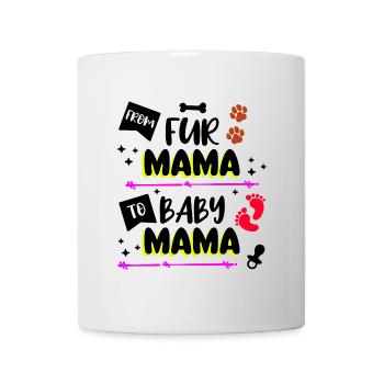 Déclaration de maman Sucette Bébé enceinte Parents - Mug blanc - blanc - Devant