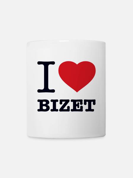 J’ADORE BIZET - Mug blanc - blanc