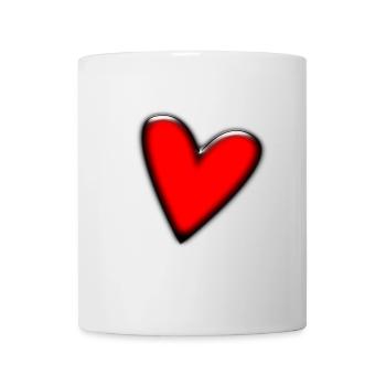 MAMA. MUTTERTAG. SCHÖNEN MUTTERTAG. ICH LIEBE DICH - Tasse - Weiß - Vorne