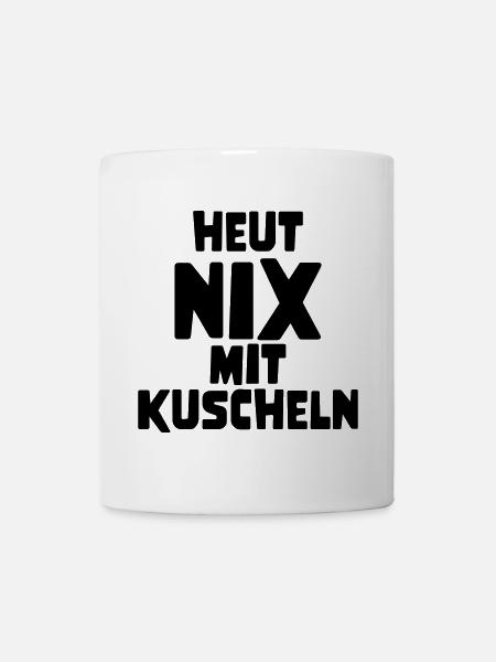 Kuscheln - Tasse - Weiß