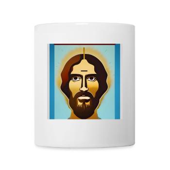 HaloJesus Stil-Porträt - Mug - white - Front