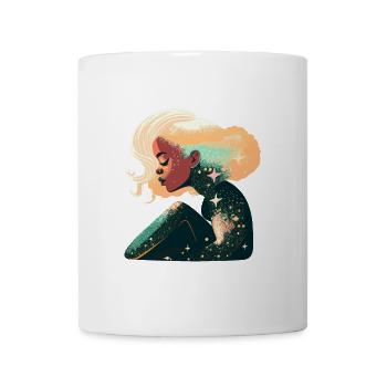 Portrait artistique du rêveur céleste - Mug blanc - blanc - Devant