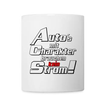 Auto Tuning Schrauber Kult Auto mit charakter (25) - Tasse - Weiß - Vorne