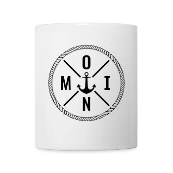 Moin - Tasse - Weiß - Vorne