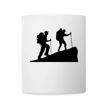 Nature experience Hiking trails Hiking Climbing Hikers - Mug - white - Front