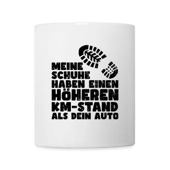 Wandern Bergwanderung Statement Klettern Wanderung - Tasse - Weiß - Vorne